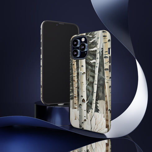 Winter Aspen Trunks - Impact Resistant Phone Case